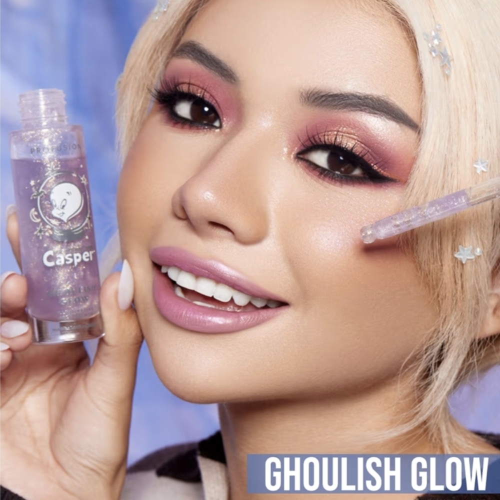 Casper the Friendly Ghost Illuminating Face Primer and Setting Spray Set Purple - Picture 2 of 8